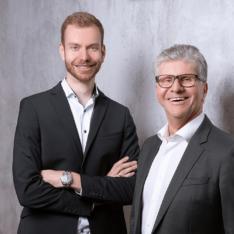 Friedrich und Christian Raith Geschäftsführer IMM Photonis